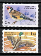 Andorra 1985 / Birds MNH Vögel Aves Oiseaux Uccelli / Im92  36-9 - Sonstige & Ohne Zuordnung