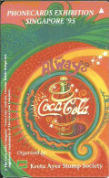Singapore: Singapore Telecom - 1995 Phonecards Exhibition Singapore '95, Coca Cola. Mint - Singapur