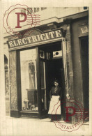 FRANCIA. FRANCE. RPPC. SHOPFRONT. MAGASINE. FACHADA. ELECTRICITE. ELECTRICIDAD - Sonstige & Ohne Zuordnung