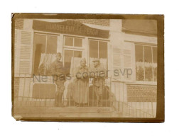 Photo - LA DRENNE 60 - Café Huqueleux - Le Peron - 20 Rue De Ressons 1917 - Autres & Non Classés