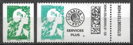 GOMMEES Roulettes LV + Services Plus MARIANNE L'AVENIR (2023) Neuf** - Unused Stamps