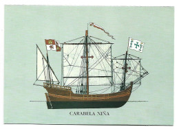 " CARABELA NIÑA ".- NAVES DEL DESCUBRIMIENTO TRAVESIA 1990.- SOCIEDAD ESTATAL QUINTO CENTENARIO- SEVILLA.- (ANDALUCIA) - Sevilla (Siviglia)