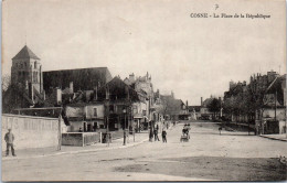 58 COSNE - Vue Generale De La Place De La Republique  - Cosne Cours Sur Loire