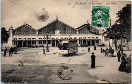 45 ORLEANS - Vue Generale De La Place Albert 1er & La Gare  - Orleans