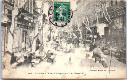 83 TOULON - La Rue Lafayette Le Jour Du Marche.  - Toulon