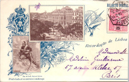 PORTUGAL - LISBOA - Recordacao Double Vues 1899 - Andere & Zonder Classificatie