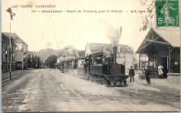 88 GERARDMER - Le Depart Du Tramway Pour La Schlucht.  - Gerardmer