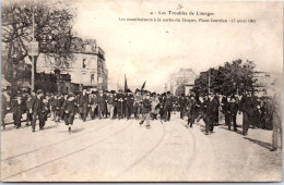 87 LIMOGES - Greves De 1905, Manifestants Place Jourdan  - Limoges