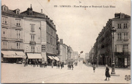 87 LIMOGES - Place Manigne Et Boulevard Louis Blanc  - Limoges