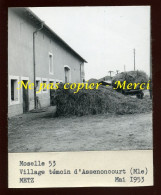 ASSENONCOURT (MOSELLE) - VILLAGE TEMOIN - MAI 1953 - AGRICULTURE - Orte