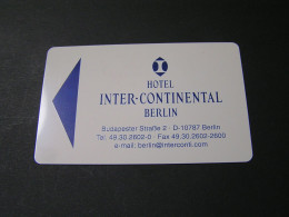 Hotel-Keycards. - Hotelsleutels (kaarten)