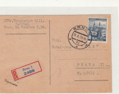 Bohemia Moravia / Registed Postcards - Other & Unclassified