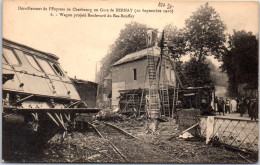 27 BERNAY - Deraillement De L'express 1910, Wagon Bld Bouffey  - Bernay