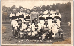 26 CONDORCET - CARTE PHOTO - L'equipe De Football 1928 - Other & Unclassified