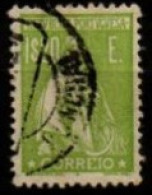 PORTUGAL  -   1917.   Y&T N° 255 Oblitéré .  Cérès . - Used Stamps