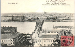 HONGRIE - Budapest  Lathep A Kir Palotatot Es Lanczhid  - Ungheria