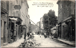 13 SALON - Rue D'avignon Apres Le Tremblement De Terre De 1909 - Other & Unclassified