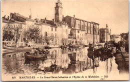 13 MARTIGUES - Canal St Sebastien & Eglise De La Madeleine  - Autres & Non Classés