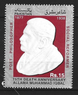 PAKISTAN. N°1373 De 2013. Poète Iqbal. - Writers