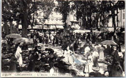 11 CARCASSONNE - Le Marche Place Carnot. - Autres & Non Classés