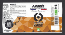 Etiquette De Bière Ambrée Torréfaction Fraiche Maison  -  Brasserie Dulion  à  Rillieux La Pape   (69) - Beer