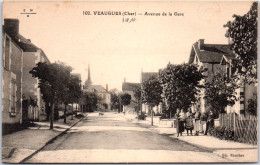 18 VEAUGUES - L'avenue De La Gare. - Autres & Non Classés