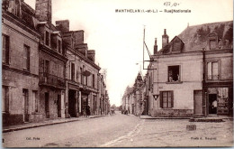 37 MANTHELAN - La Rue Nationale  - Otros & Sin Clasificación