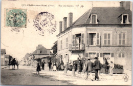 18 CHATEAUMEILLANT - La Rue Des Ecoles. - Autres & Non Classés