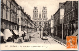 45 ORLEANS - Rue Jeanne D'arc & La Cathedrale. - Orleans