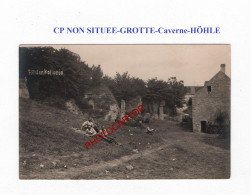 CP NON SITUEE-GROTTE-Caverne-HÖHLE-CARTE PHOTO Allemande-GUERRE 14-18-1 WK-Militaria- - Guerre 1914-18