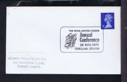 Sp10563 ENGLAND "The ROYAL British Legion" (Annual Conference) Torquay Devon 1975 Mailed - Militaria