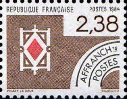France Préo N** Yv:184 Mi:2436 Carte à Jouer Carreau - 1964-1988