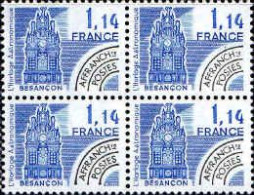France Préo N** Yv:171 Mi:2242 Besançon L'horloge Astronomique Bloc De 4 - 1964-1988