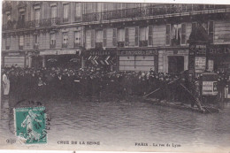 PARIS.......CRUE DE LA SEINE - De Overstroming Van 1910