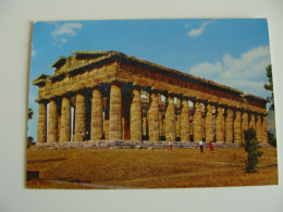 1962  PESTO  PAESTUM   TEMPIO  A NETTUNO CERERE   CAMPANIA  NON  VIAGGIATA CONDIZIONI FOTO FORMATO GRANDE - Salerno