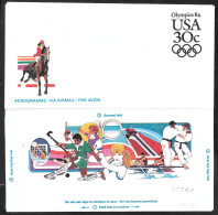 Stati Uniti/United States/États Unis: Intero, Stationery, Entier, Sports Vari, Various Sports, Divers Sports - Zomer 1984: Los Angeles