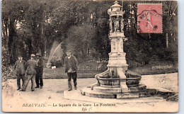 60 BEAUVAIS - Le Square De La Gare, La Fontaine. - Beauvais