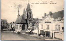 61 LAIGLE - Place Et Eglise Saint Martin  - L'Aigle