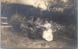 76 YPORT - CARTE PHOTO - Trois Femmes Dans Un Jardin  - Yport