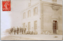 76 SAUSSAY YERVILLE - CARTE PHOTO - La Gare  - Sonstige & Ohne Zuordnung