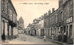 45 CHECY - Rue Du Bourg Et L'eglise  - Sonstige & Ohne Zuordnung