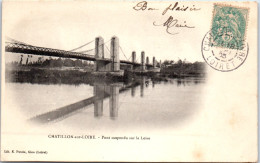 45 CHATILLON SUR LOIRE - Le Pont Suspendu Sur La Loire  - Chatillon Sur Loire