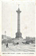 Cpa Paris Collection Petit Journal - La Place De La Bastille - Piazze