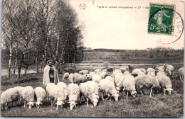 AGRICULTURE - VIE AUX CHAMPS - La Gardeuse De Moutons  - Sonstige & Ohne Zuordnung