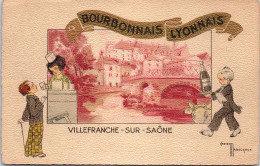 69 VILLEFRANCHE SUR SAONE - Carte Du Boubonnais Lyonnais  - Villefranche-sur-Saone