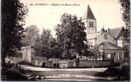 58 GERMENAY - L'eglise Et La Maison D'ecole. - Other & Unclassified