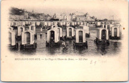 62 BOULOGNE SUR MER - Vue De La Plage Et Des Cabines  - Boulogne Sur Mer