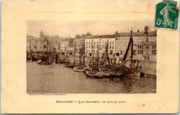 62 BOULOGNE SUR MER - Quai Gambetta, Un Coin Du Port. - Boulogne Sur Mer