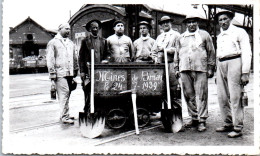 62 BRUAY - Photo 11X7 Groupe De Mineurs 24.07.1939 - Autres & Non Classés