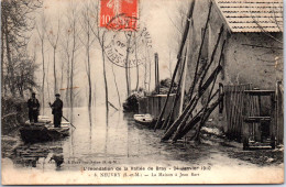 77 NEUVRY - La Maison A Jean Bart Pendant La Crue De 1910 - Autres & Non Classés